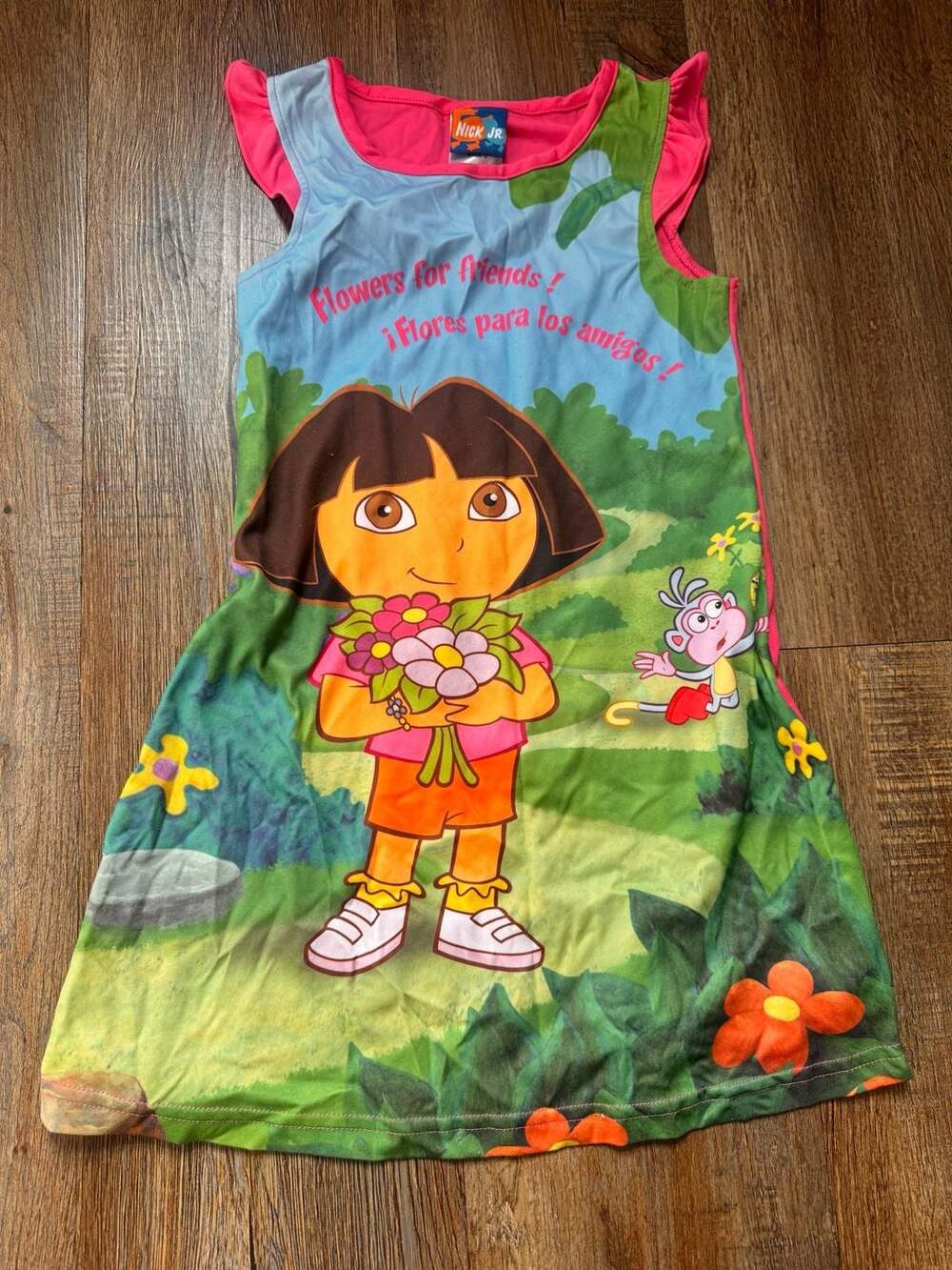 2004 Nick Jr. Dora The Explorer Nightgown Size 5
